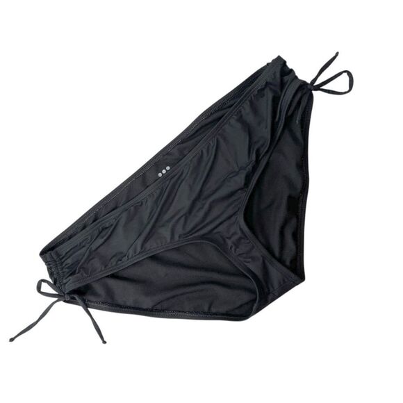 Title Nine Size XL Black Tie Side Bikini Bottom - Picture 1 of 4